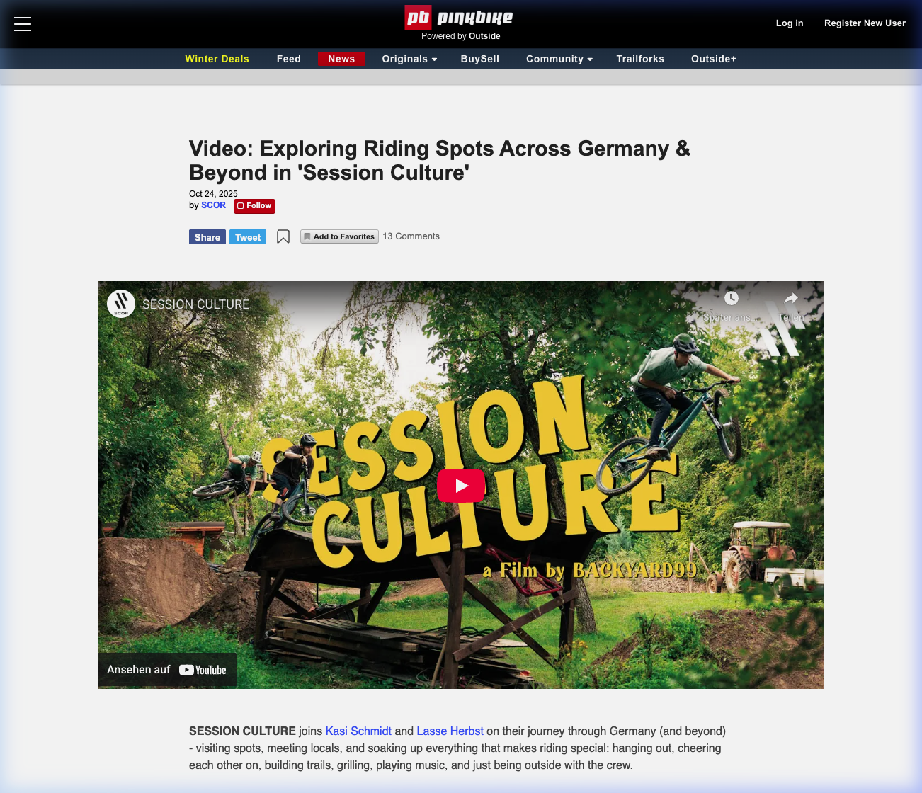 Pinkbike Feature – Session Culture
